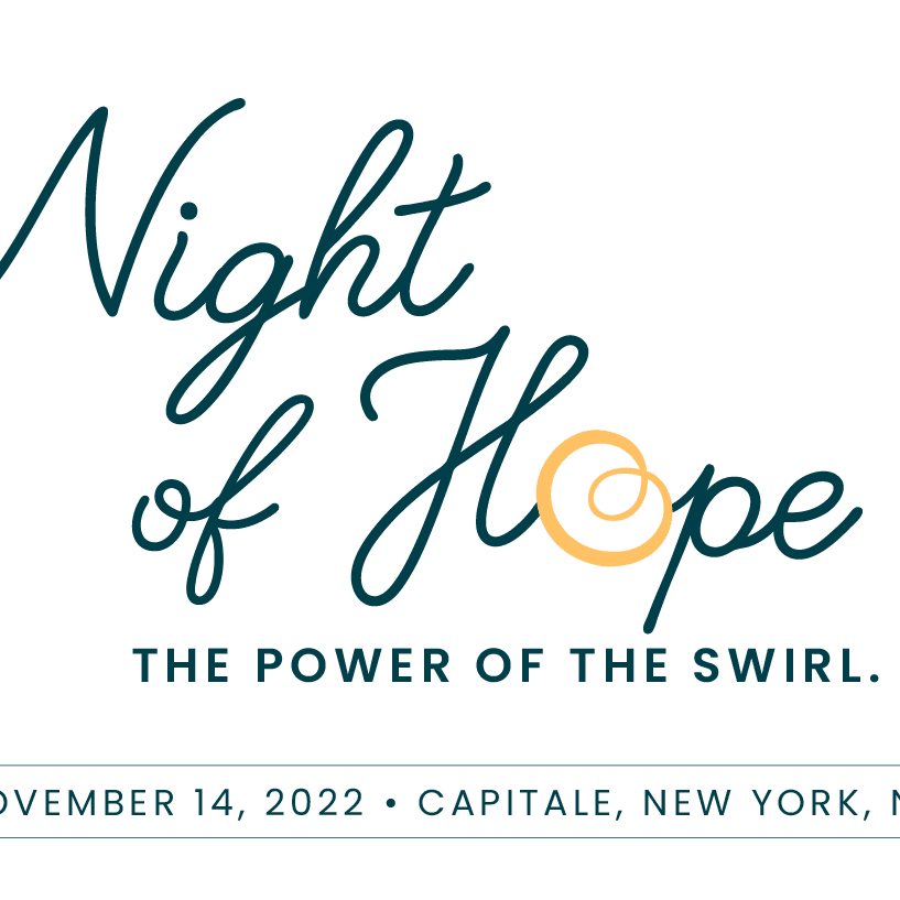 Night of Hope logo 2022 Night of Hope The Power of the Swirl