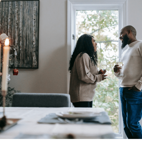 Black Couple Black community